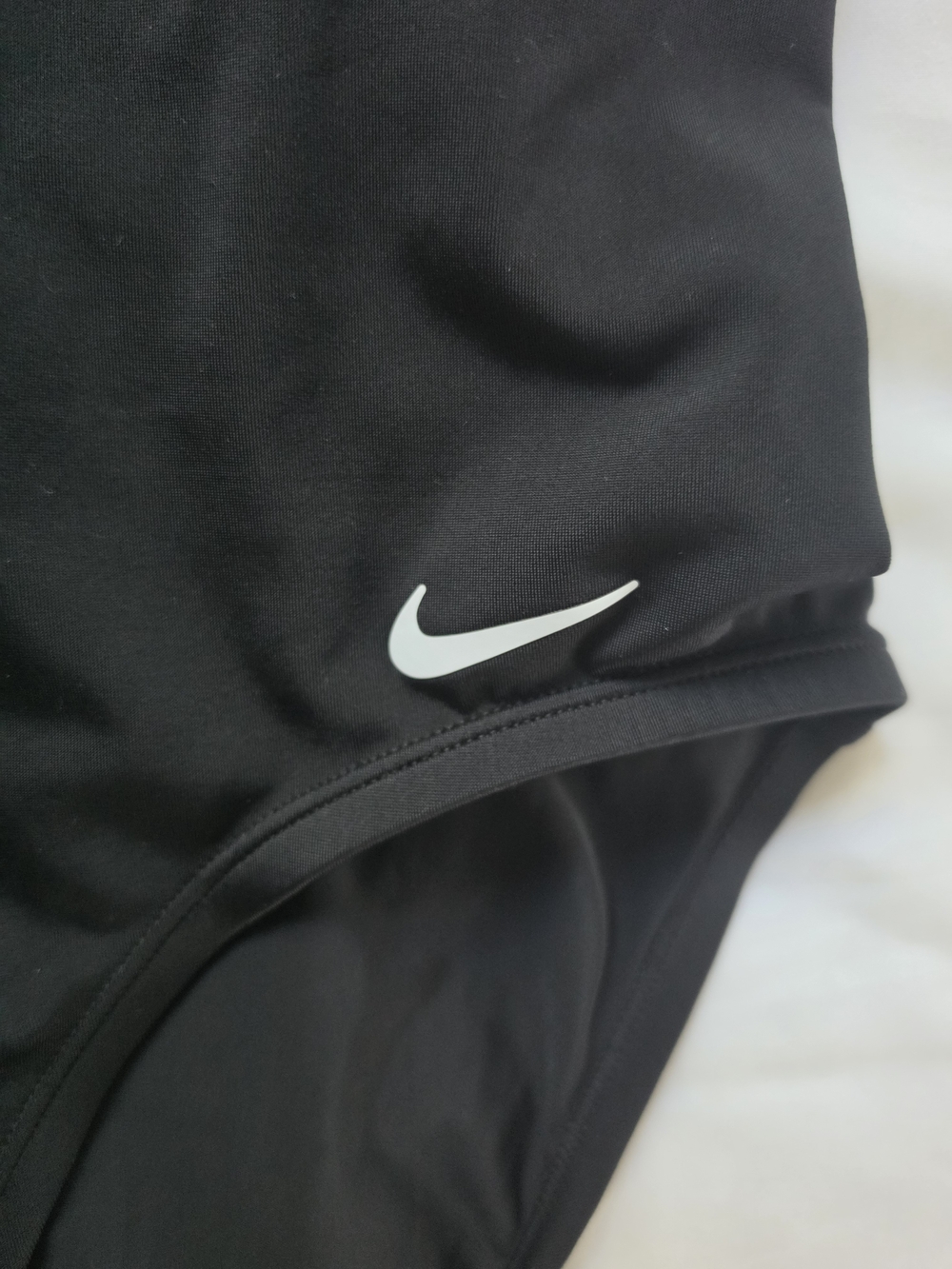 Nike Black & White High-Neck One-Piece Swimsuit - Picture 3 of 5